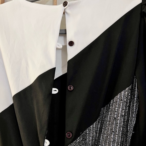 Vintage Geometric Designer Jumpsuit - Picture 4 of 8